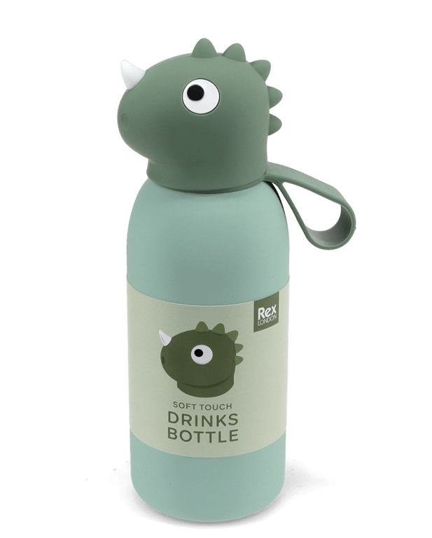 Drinkfles met dierenkop * Dinosaurus 350 ml