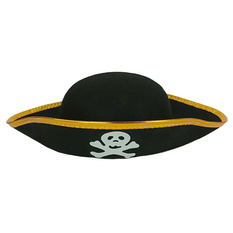 Zwarte piratenhoed voor kinderen