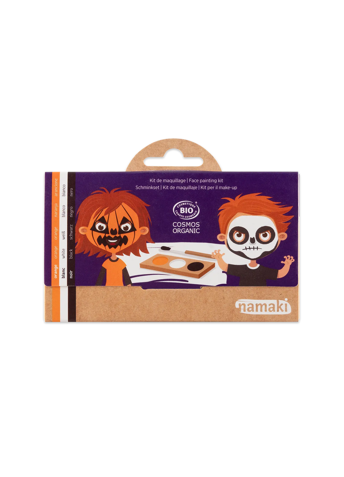 Schminkpalet Pompoen & Skelet * 3 kleuren