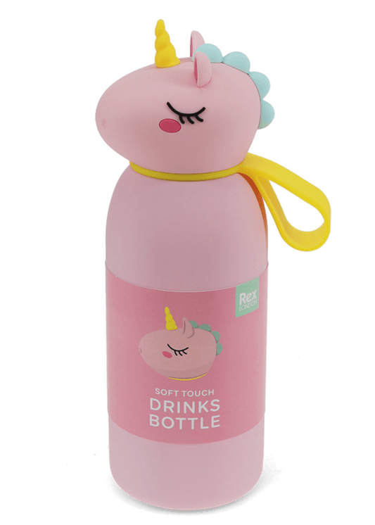Drinkfles met dierenkop * Eenhoorn 350 ml