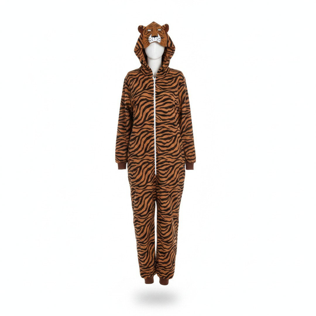 Tijgeronesie met kap en tijgerprint