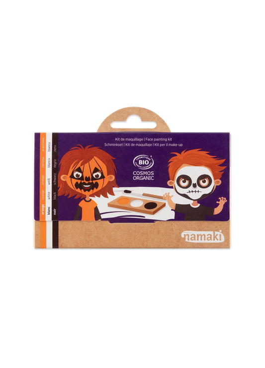 Schminkpalet Pompoen & Skelet * 3 kleuren